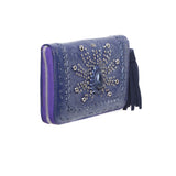 Monterey Peacock Wallet Metallic Violet - Jodi Lee