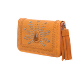 Monterey Peacock Wallet Tan - Jodi Lee