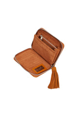 Mini Hummingbird Rose Wallet Antique Tan - Jodi Lee
