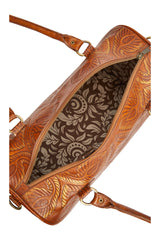 Mini King Lyrebird Bag Antique Medium Brown/Gold - Jodi Lee