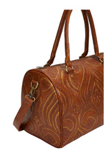 Mini King Lyrebird Bag Antique Medium Brown/Gold - Jodi Lee