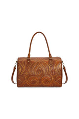 Mini King Lyrebird Bag Antique Medium Brown/Gold - Jodi Lee