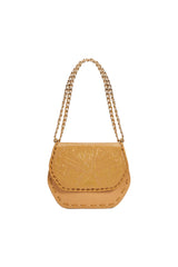 Mini Lyrebird Love Bag Biscuit/Gold - Jodi Lee