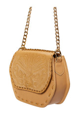 Mini Lyrebird Love Bag Biscuit/Gold - Jodi Lee