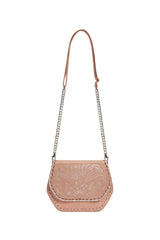 Mini Lyrebird Love Bag Metallic Pink/Silver - Jodi Lee