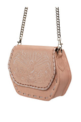 Mini Lyrebird Love Bag Metallic Pink/Silver - Jodi Lee