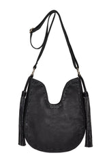 Mini Lyrebird Tassel Bag Black - Jodi Lee