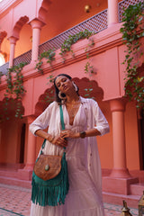 Pharaoh Bag Antique Brown/Dark Seafoam - Jodi Lee