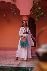 Pharaoh Bag Antique Brown/Dark Seafoam - Jodi Lee