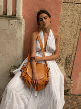 Akaroa Rose Bag Antique Tan - Jodi Lee