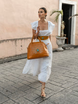 Mini Queen Peacock Bag Antique Tan - Jodi Lee