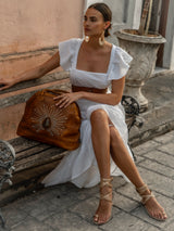 Mini Queen Peacock Bag Antique Medium Brown - Jodi Lee