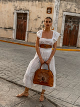 Mini Queen Peacock Bag Antique Medium Brown - Jodi Lee