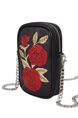 Rose Phone Bag Black - Jodi Lee