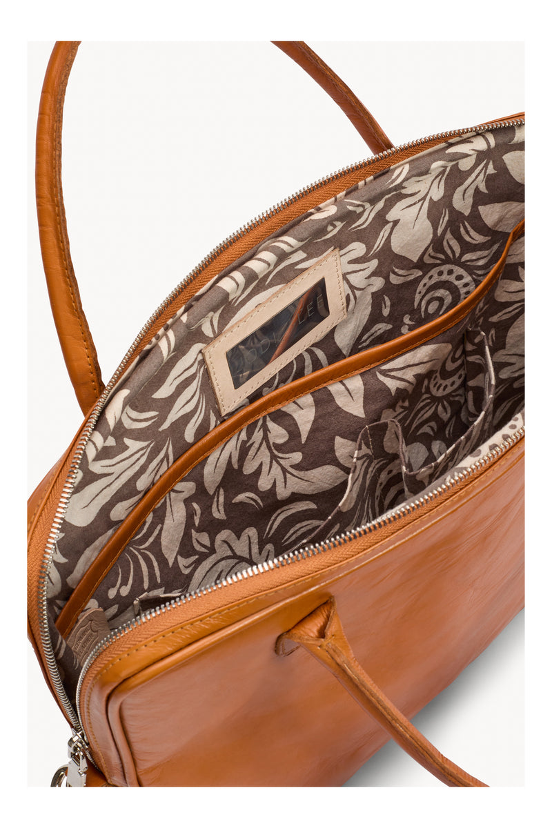 Akaroa Navajo Laptop Bag Antique Tan - Jodi Lee