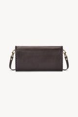 Angel Feather Wallet Dark Choc/Gold (SAMPLE SALE) - Jodi Lee