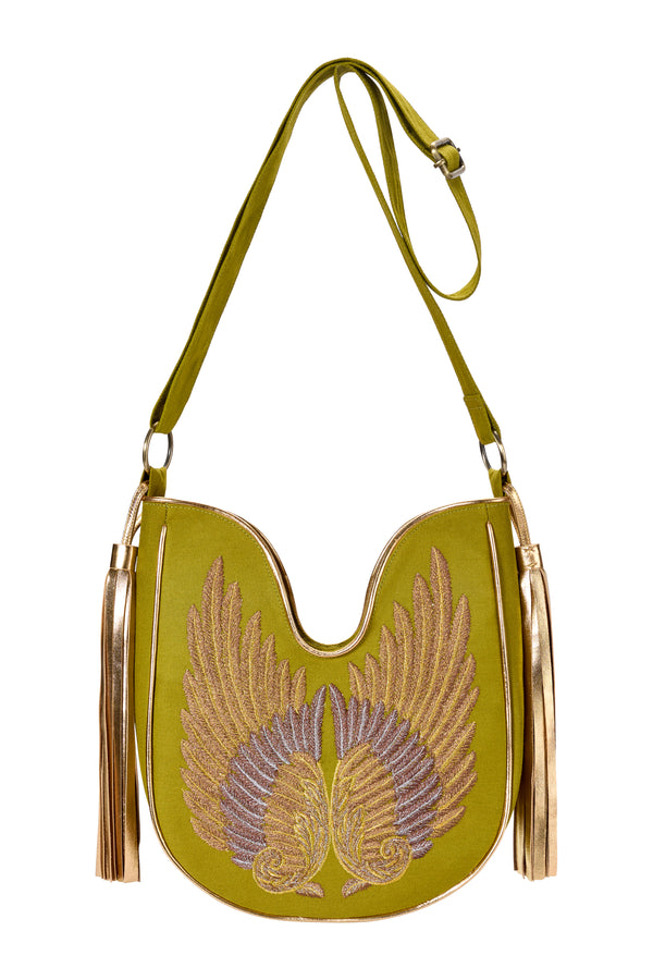All That Jazz Tote Bag Sicilian Olive/Gold