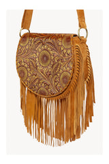Anahita Sunflower Bag Antique Medium Brown/Gold/Dark Tan - Jodi Lee
