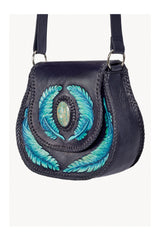 Angel Feather Bag Navy/Silver