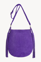 Angel Feather Pouch Bag Bright Purple/Silver - Jodi Lee