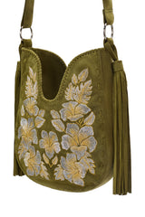 Aloha Embroidery Bag Pistachio