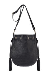 Aloha Hibiscus Pouch Bag Black