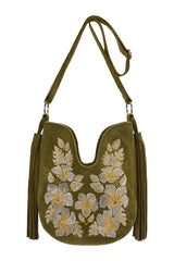 Aloha Embroidery Bag Pistachio