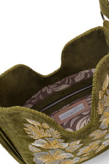 Aloha Embroidery Bag Pistachio