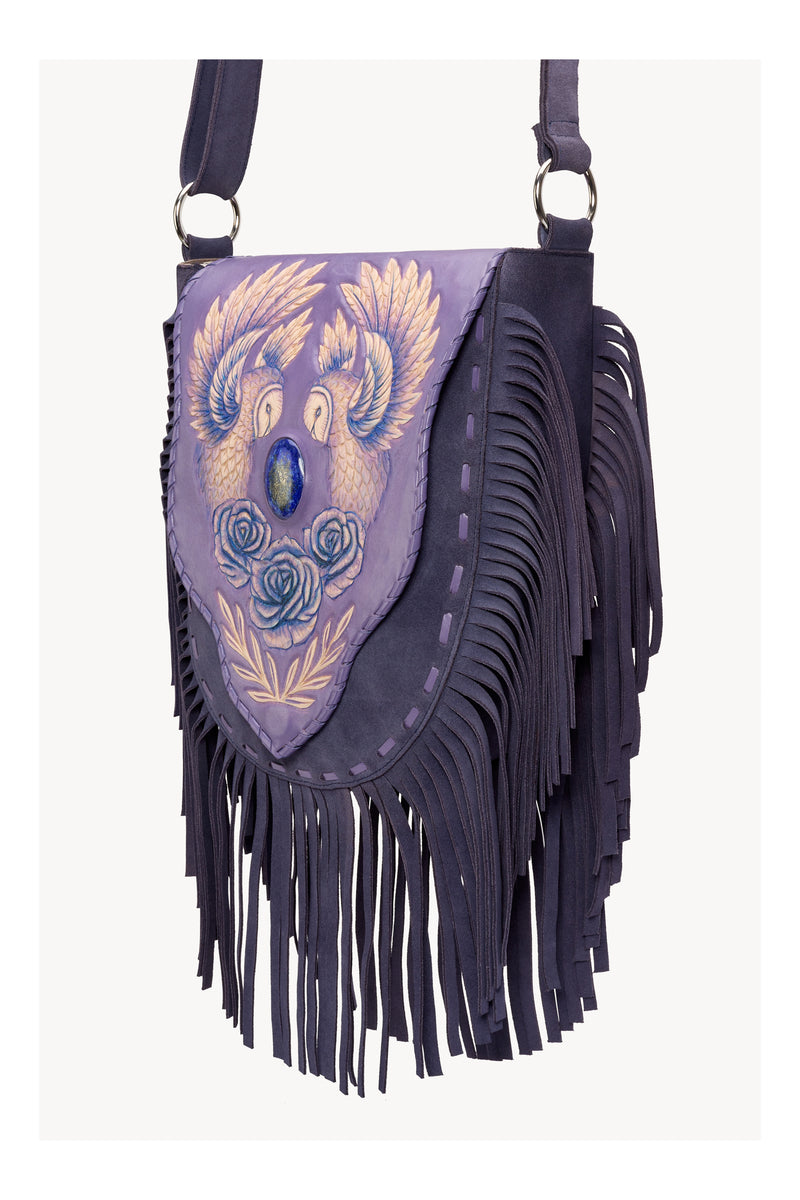 Benny Owl Rose Bag Purple - Jodi Lee