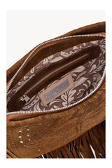 California Sister Butterfly Bag Whiskey/Silver - Jodi Lee