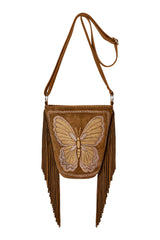 California Sister Embroidery Bag Whiskey - Jodi Lee