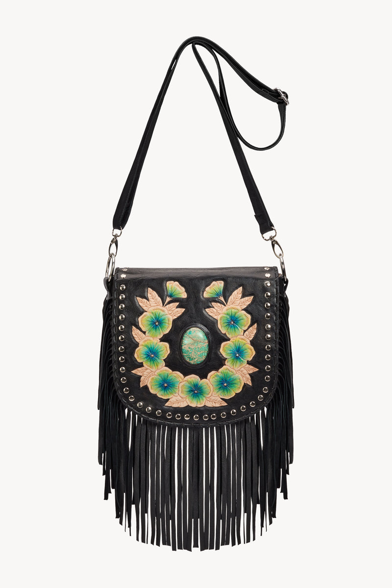 Charm Fringe Bag Black - Jodi Lee