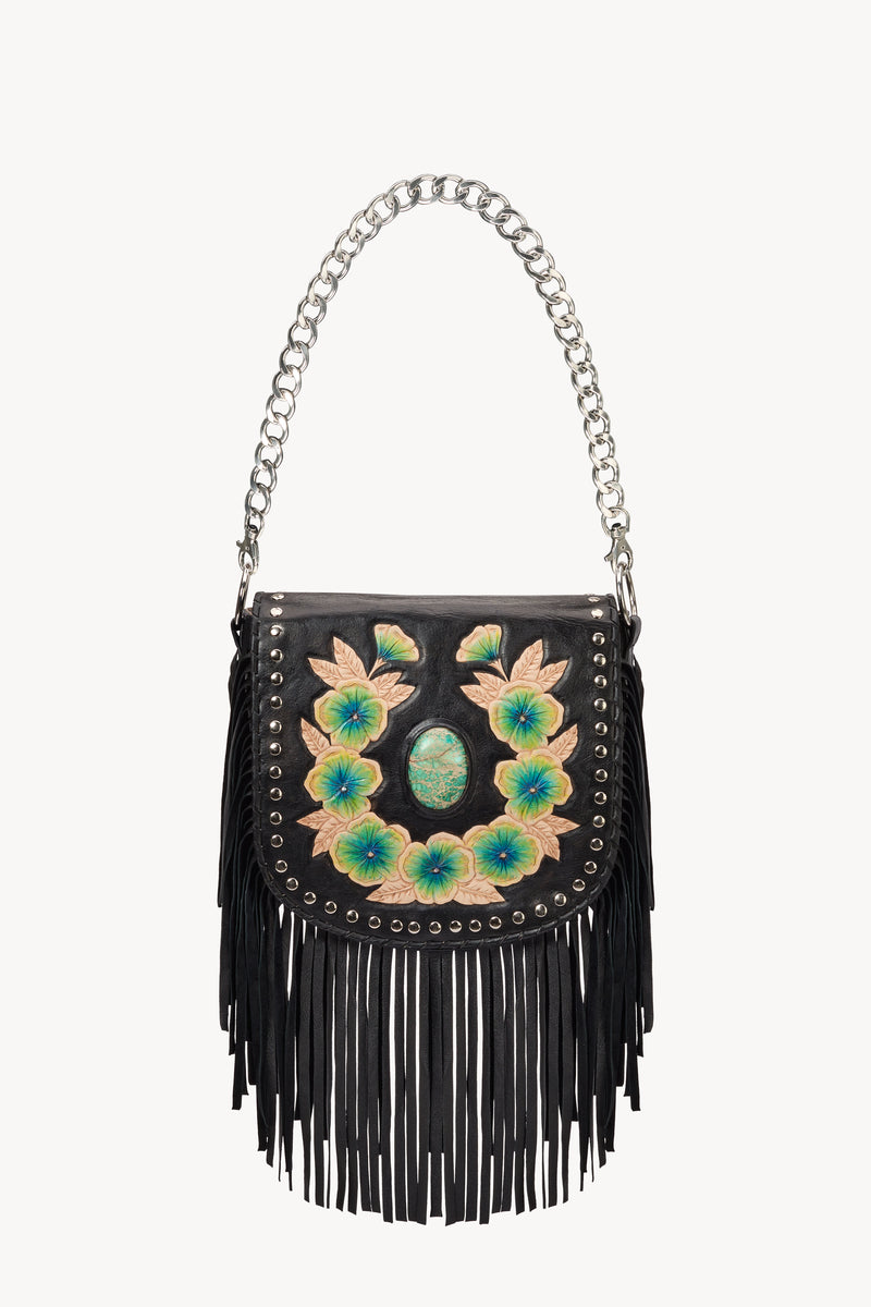 Charm Fringe Bag Black - Jodi Lee