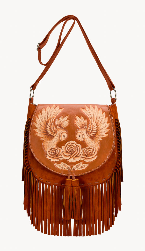 Deus Owl Rose Bag Rust - Jodi Lee