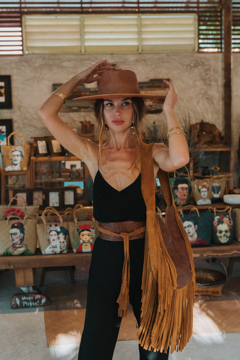 Cleopatra Belt Antique Medium Brown/Dark Tan