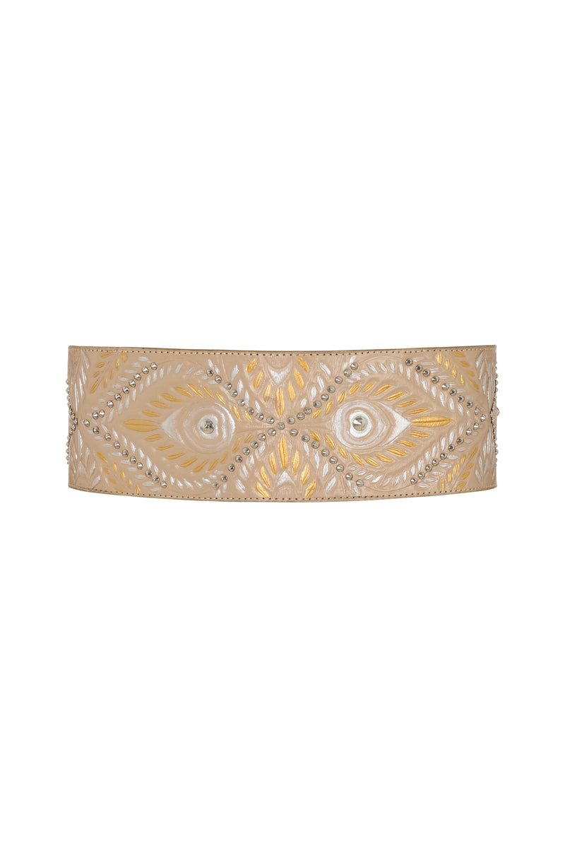 Grace Stud Belt Ivory