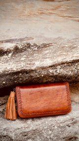 The Jaz Wallet Antique Medium Brown - Jodi Lee