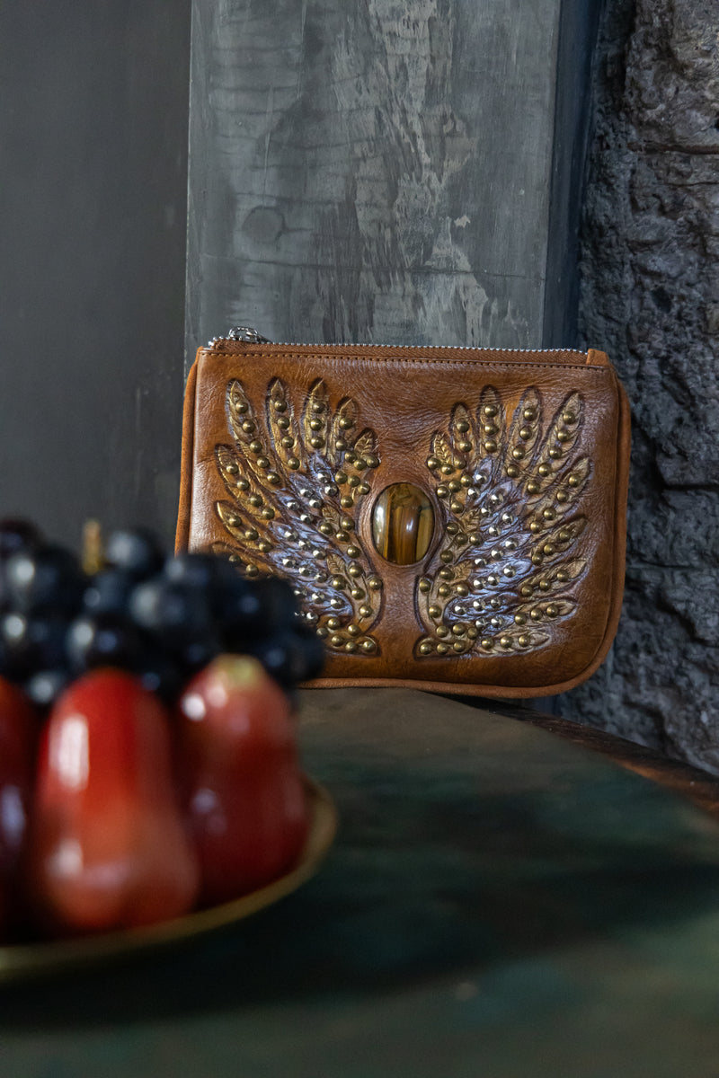 All That Jazz Purse Antique Medium Brown/Dark Tan - Jodi Lee