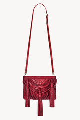 Kelsey Clutch Metallic Red