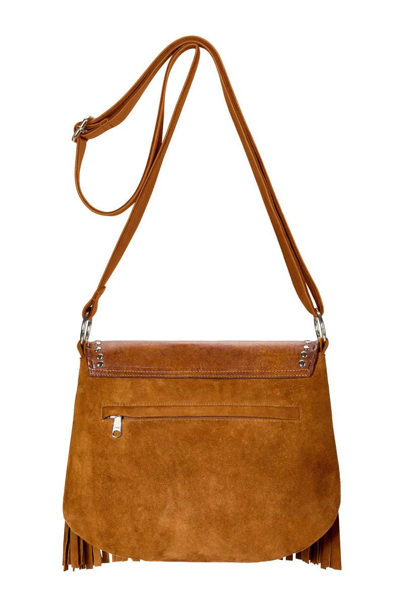 Lost Bird Feather Bag Antique Medium/Dark Tan - Jodi Lee