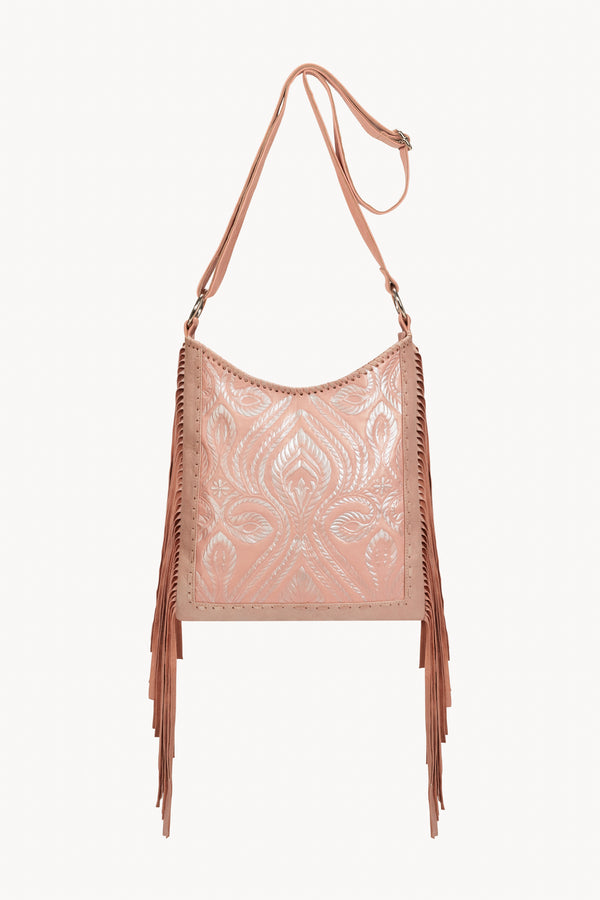 Luna Shimmer Bag Metallic Pink/Silver - Jodi Lee