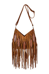 Mini Pocahontes Feather Bag Antique Medium Brown - Jodi Lee