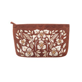 Monterey Embroidery Purse Tobacco (SAMPLE SALE) - Jodi Lee