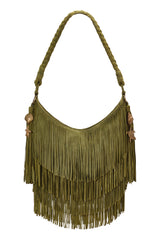 Oahu Fringe Bag Pistachio