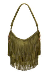 Oahu Fringe Bag Pistachio