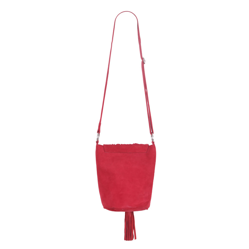 Positano Bucket Bag Ruby Red (SAMPLE SALE) - Jodi Lee