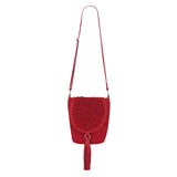 Positano Bucket Bag Ruby Red (SAMPLE SALE) - Jodi Lee
