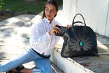 Queen Peacock Bag Black
