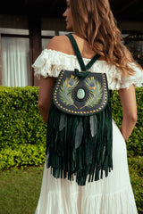 Garden Of Eden Backpack Jade Green - Jodi Lee