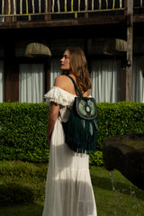 Garden Of Eden Backpack Jade Green - Jodi Lee